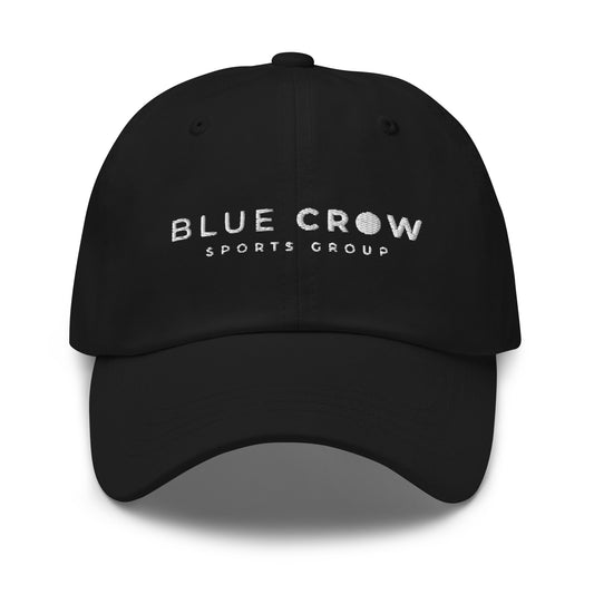 Blue Crow Dad Hat Logo