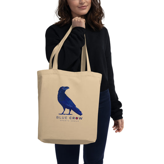 Blue Crow Tote Bag