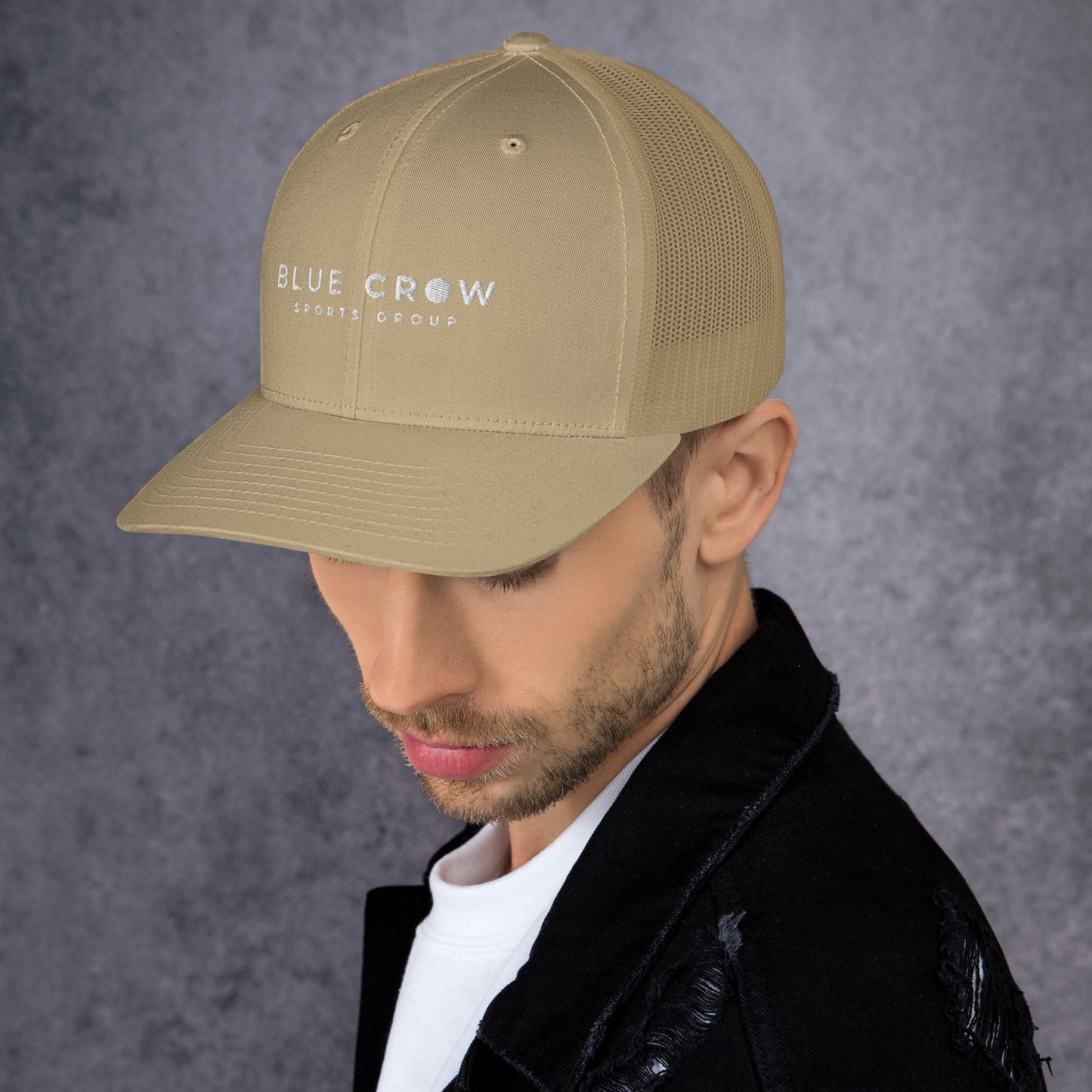 Blue Crow Trucker Cap